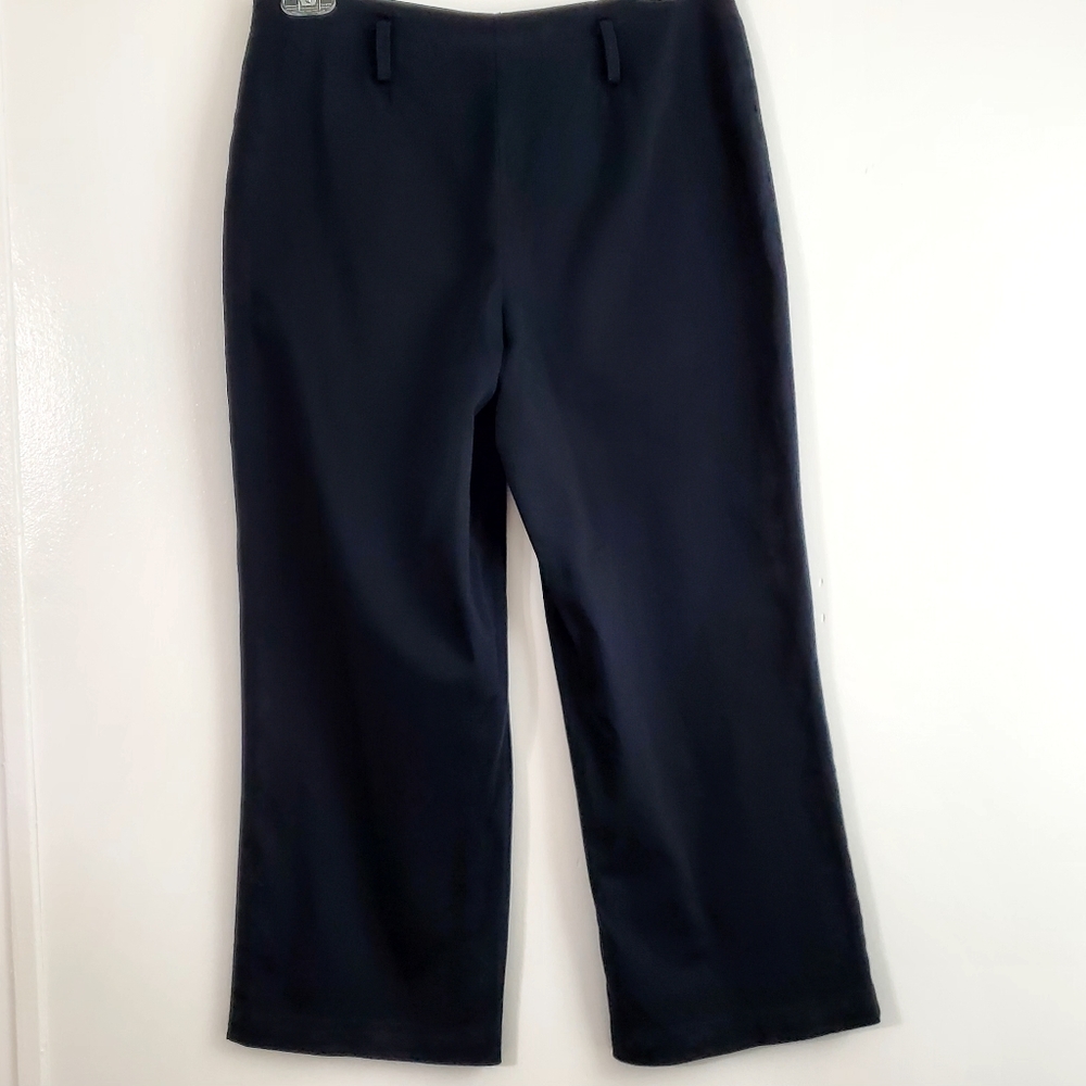 In Moda Womens Black Capri Pants Size 8